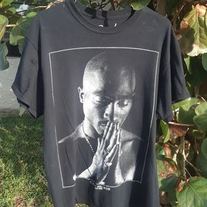 2pac Shakur RIP Memorial Rap Tshirt Sz M